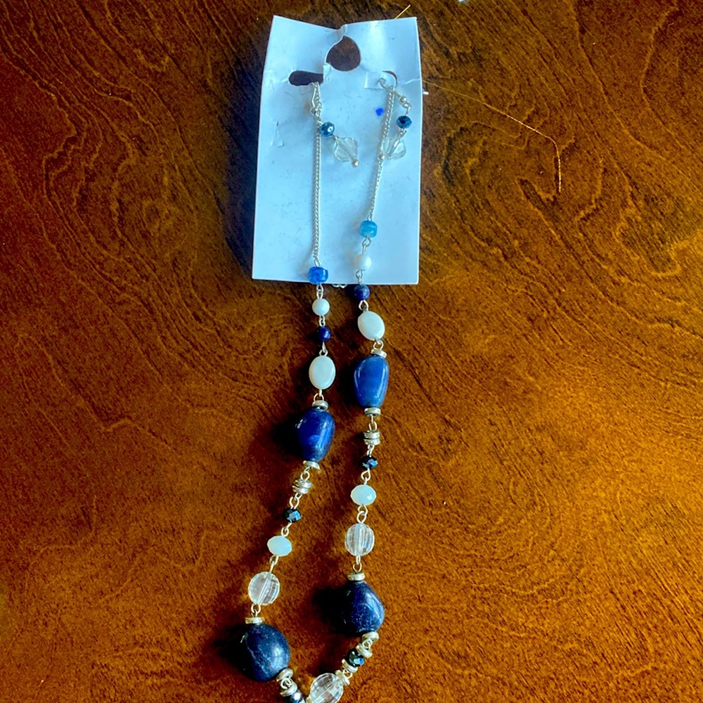 crystal necklace and earrings!